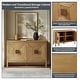 preview thumbnail 5 of 22, Madison Park Paige Geometric 2-Door Storage Cabinet with Adjustable Shelves