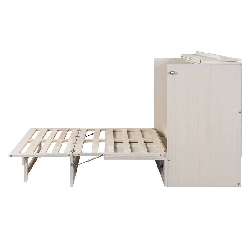 Modern Murphy Bed with Versatile Storage Drawers
