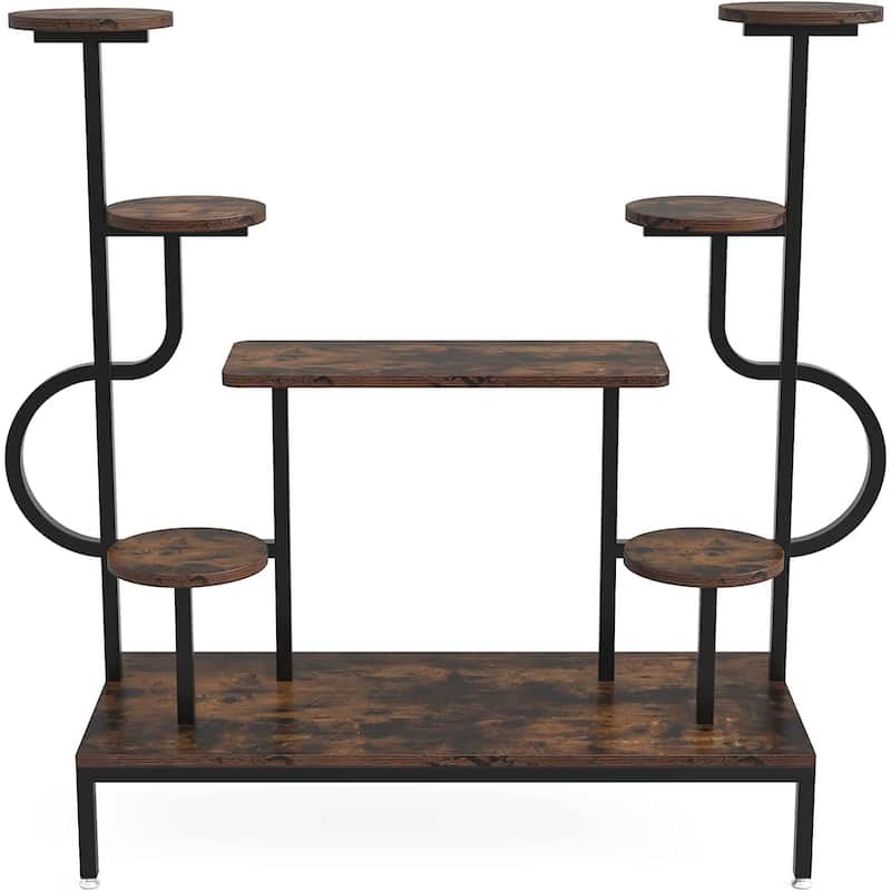 8-tier Metal Plant Stand Large Tall for Garden Balcony Patio