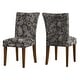 preview thumbnail 17 of 51, Parson Classic Upholstered Dining Chair (Set of 2) by iNSPIRE Q Bold Leaf Fabric Print