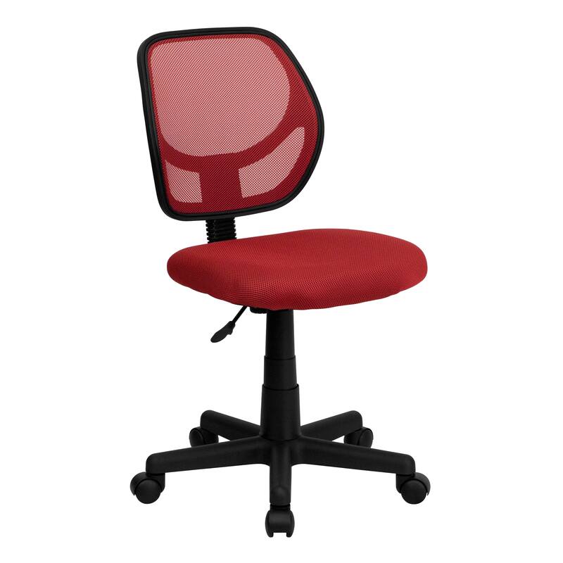 Low Curved Back Mesh Swivel Task Office Chair