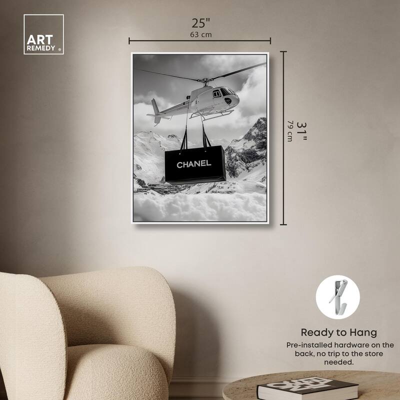 Fashion Delivery Canvas by Art Remedy