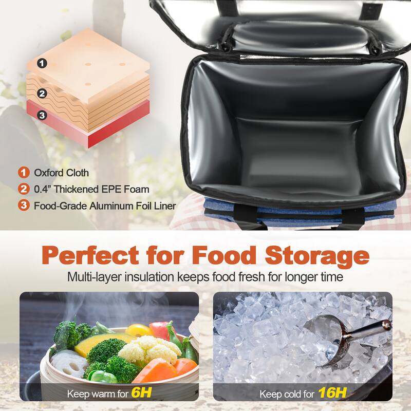 Costway 50-Can 3-in-1 Insulated Rolling Cooler with Adjustable Handle - See Details