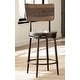 preview thumbnail 2 of 32, Hillsdale Furniture Jennings Wood and Metal Swivel Stool
