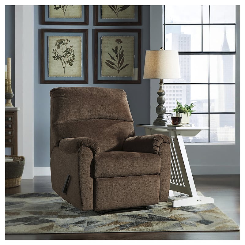Nerviano Traditional Zero Wall Recliner Chocolate