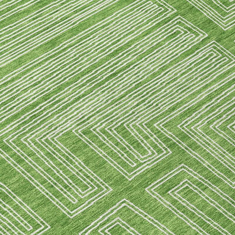 Machine Washable Indoor/ Outdoor Contemporary Stack Chantille Rug