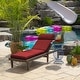 preview thumbnail 53 of 86, Arden Selections Leala Texture Outdoor Chaise Lounge Cushion