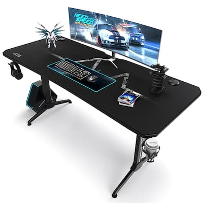 Furmax Y Shaped Gaming Desk Computer Desk Table