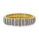 preview thumbnail 1 of 3, 10K Yellow Gold 10 1/3 Cttw Alternating Coco Color and White Diamond 5 Row Tennis Bracelet (Brown/H-I, SI1-SI2) - Size 7.25