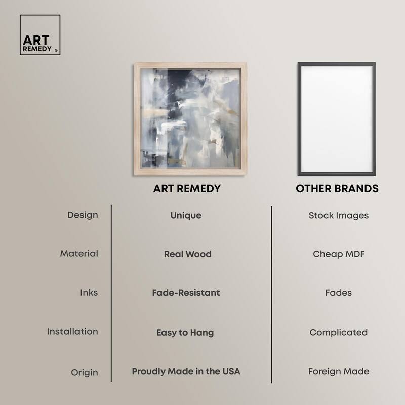 Contemplative Blues II Shadowbox by Art Remedy