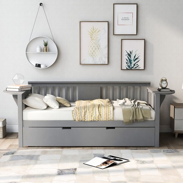 Overstock cheap trundle bed