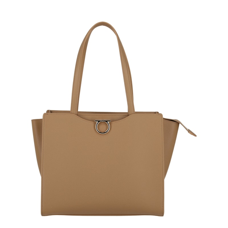 Ferragamo Gemini Leather Shoulder Bag