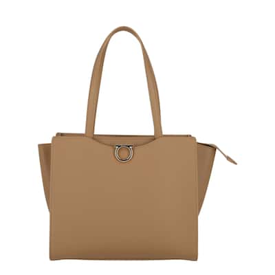Ferragamo Gemini Leather Shoulder Bag