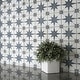 preview thumbnail 9 of 15, Merola Tile Harmonia Kings Star Blue 13" x 13" Ceramic Floor and Wall Tile
