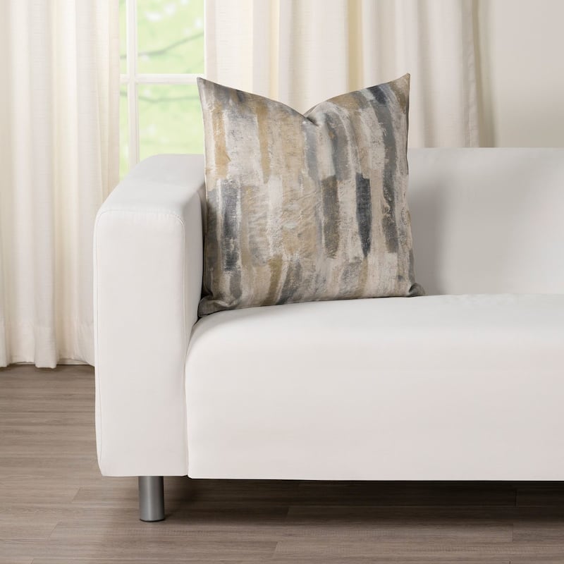 Siscovers Sedona Paint-stroke Print Throw Pillow