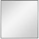 preview thumbnail 5 of 9, Uttermost Alexo 28" Square Flat Framed Accent Mirror