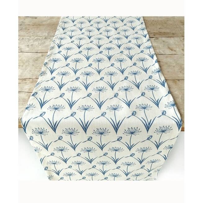 French Home Botanical Sugarbird Runner - Sky