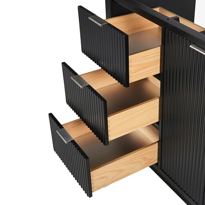 Ariel P48-BC Milan 48" Single Free Standing Vanity Cabinet