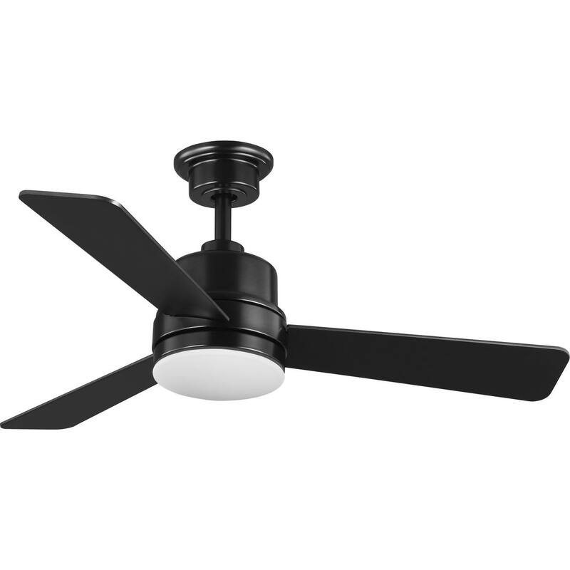 Trevina II Collection 44" Three-Blade Black Ceiling Fan - 10.630" x 21.330" x 10.820"