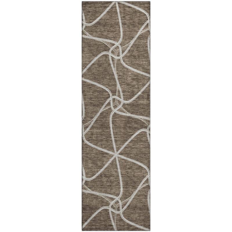 Premium Washable Super Soft Contemporary Geo Mayfield Rug
