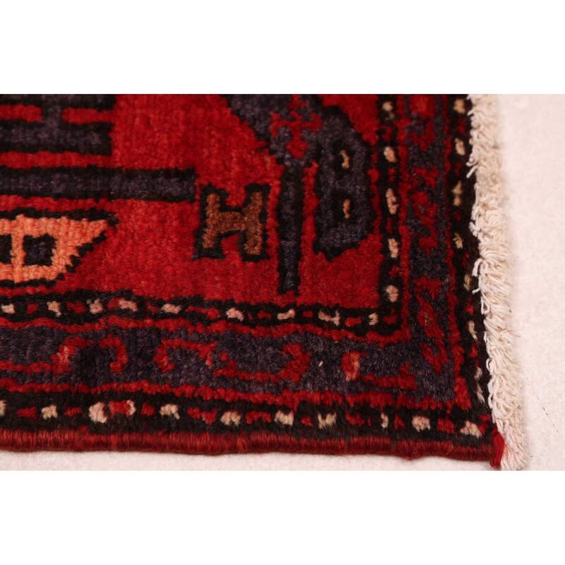 ECARPETGALLERY Hand-knotted Andelz Red Wool Rug - 3'3 x 6'4