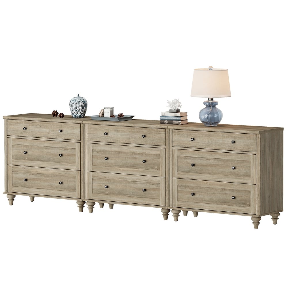 Dresser for Bedroom with 3 Drawer, Accent Kids Dresser Storage Cabinet