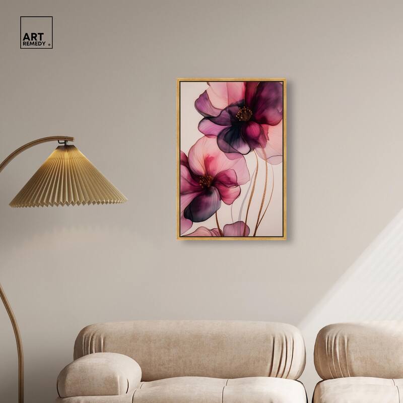 Velvet Verse III Canvas by Art Remedy