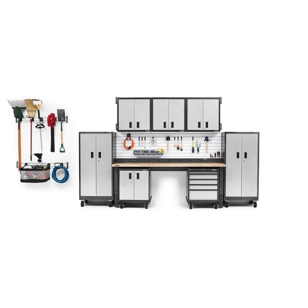 Gladiator GarageWorks 8' Adjustable Height Hardwood Workbench