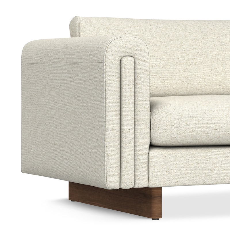 WYNDENHALL Drayton 84" Wide Contemporary Sofa in Tightly Woven Performance Fabric - 84" W x 38" D x 30" H,