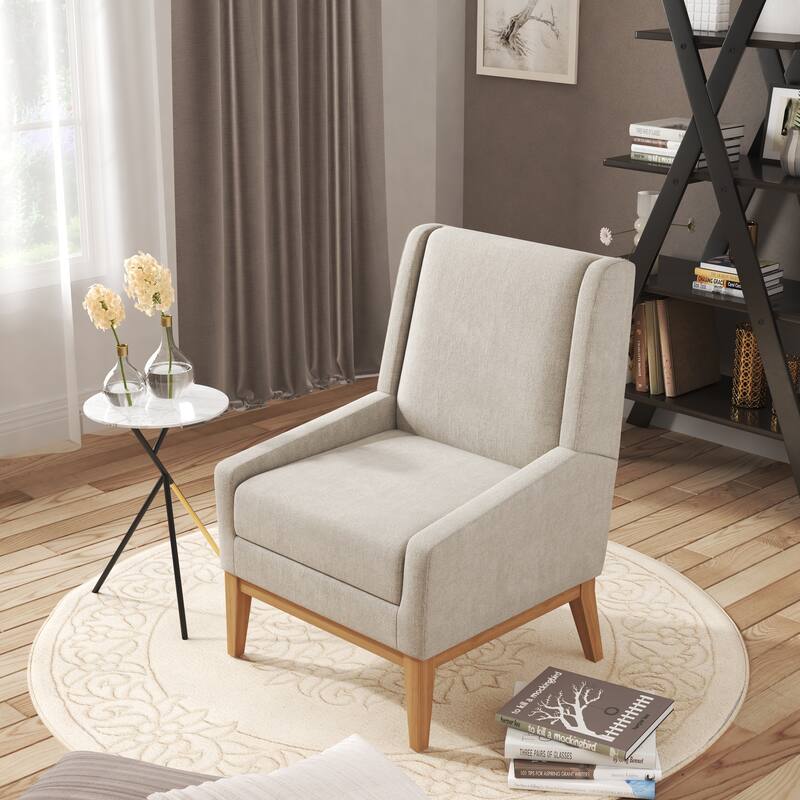Corvus Armitage Chenille Upholstered Accent Chair