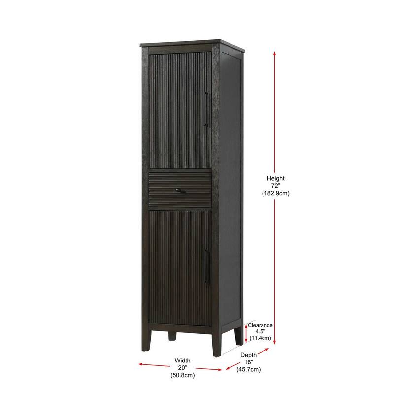 Kensington 16-28 Inch Bath Storage Cabinet