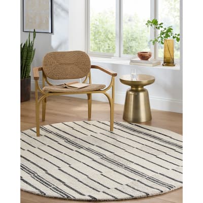 Livabliss Granada Scandinavian Stripe Area Rug