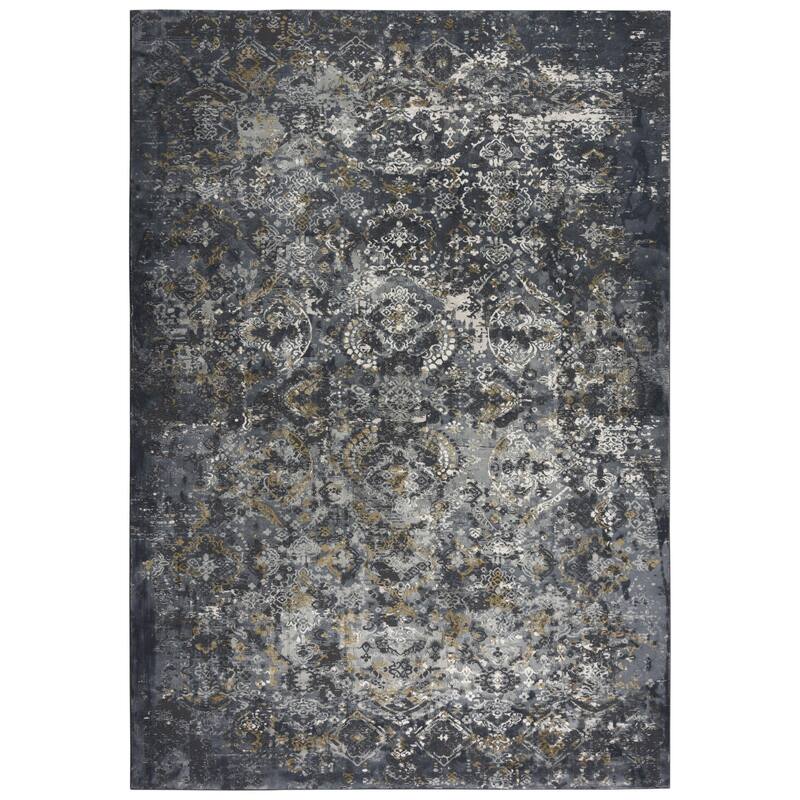 Alora Decor Spring Grey and Beige Abstract Rug