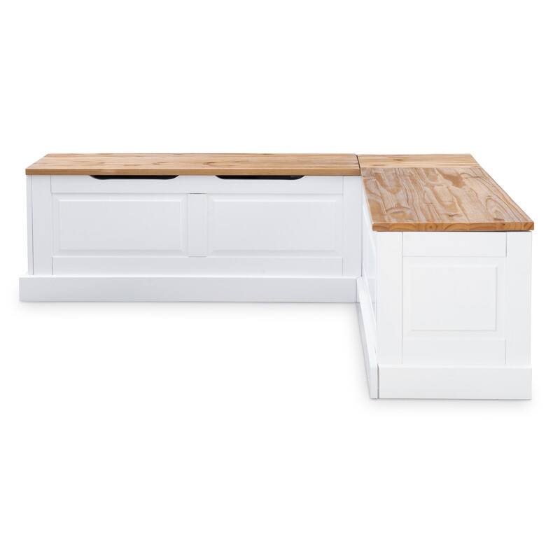 Josie L-shaped Backless Breakfast Nook Bench