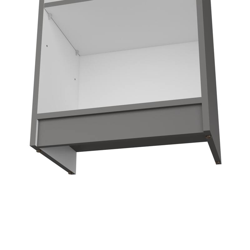Bookcase XS Benzoni, Office, Matt Gray / White,High quality and durable