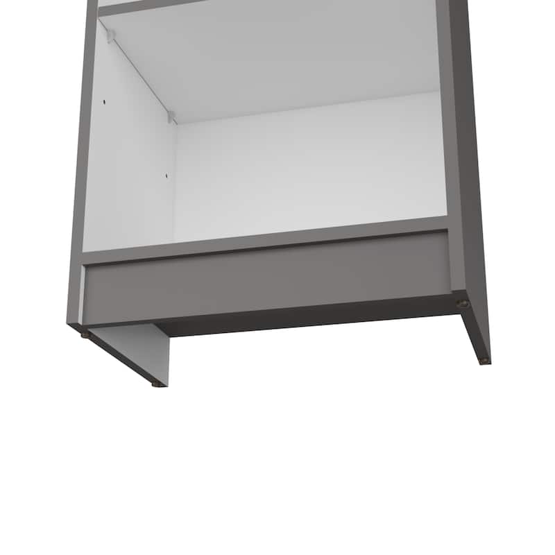 Vinton XS Bookcase Compact Bookshelf with Multiple Shelves