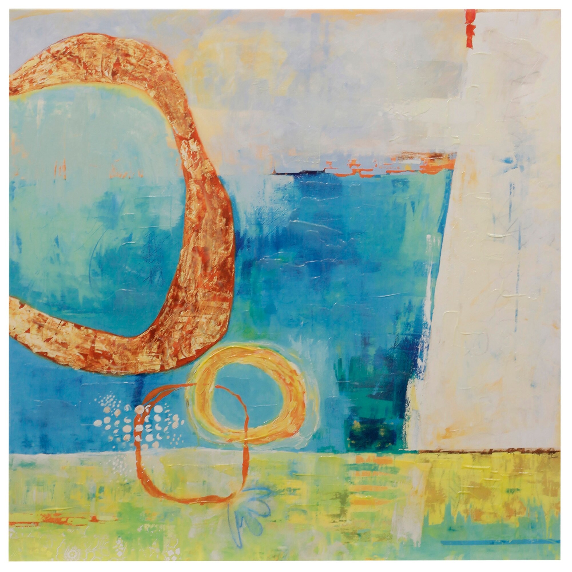Shop Stylecraft Sc Wi33135 30 X 30 Frameless Abstract Painting