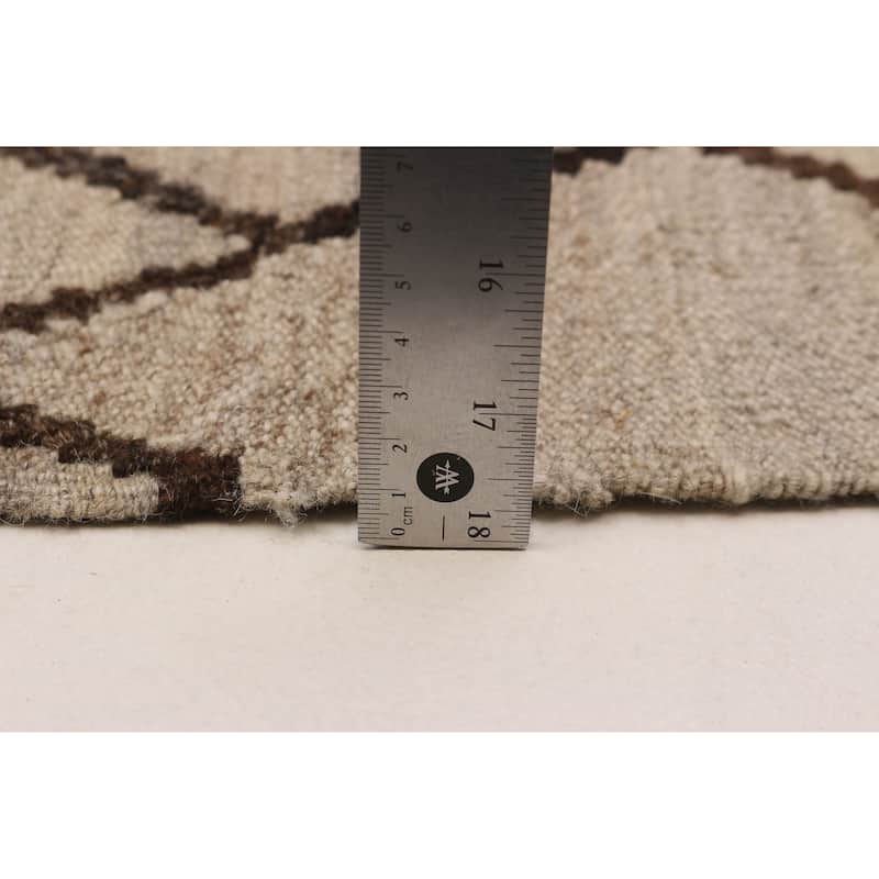 Sivas Khaki Kilim 6'10" x 9'7" - 6'10 x 9'7