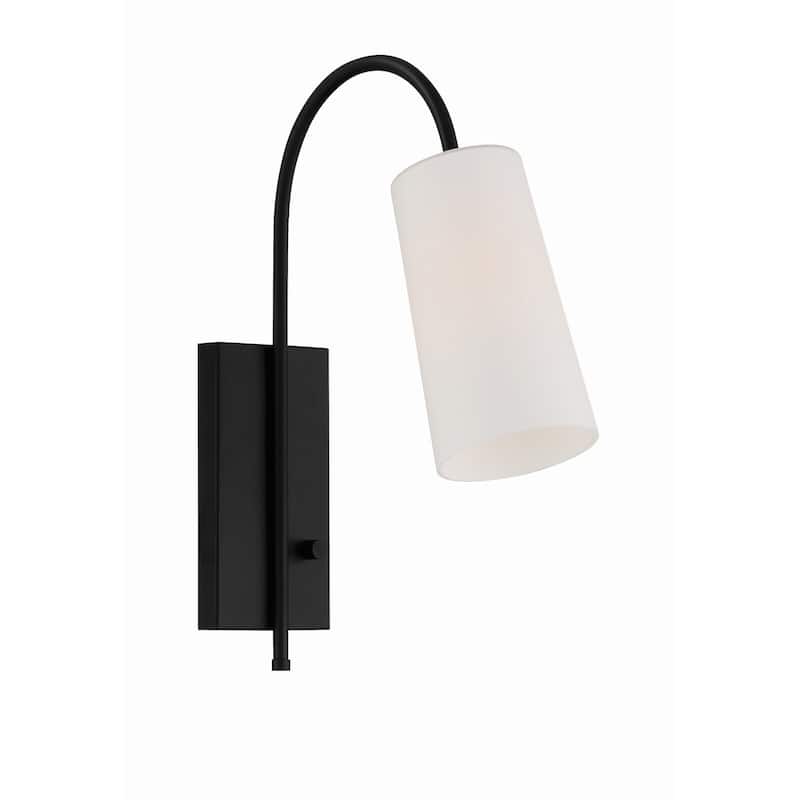 Crystorama Lighting Group ALX-4501 Alexa 19" Tall Wall Sconce - Matte Black