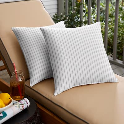 Sunbrella Scale Cloud Indoor/Outdoor Square (Set of 2)