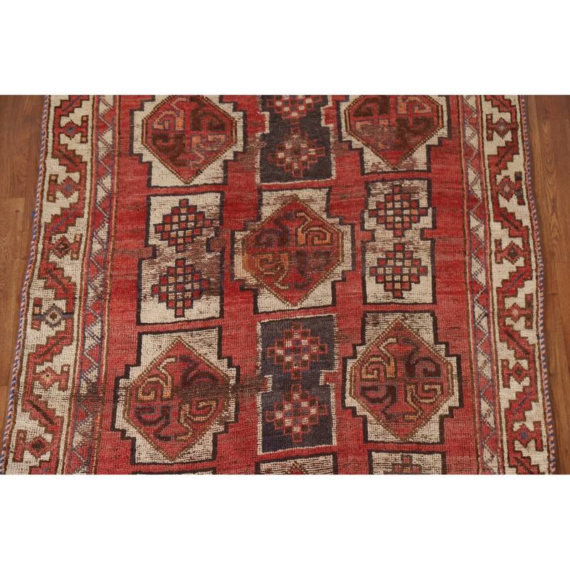 Lori Persian Antique Area Rug Handmade Wool Carpet - 4'3"x 7'5"