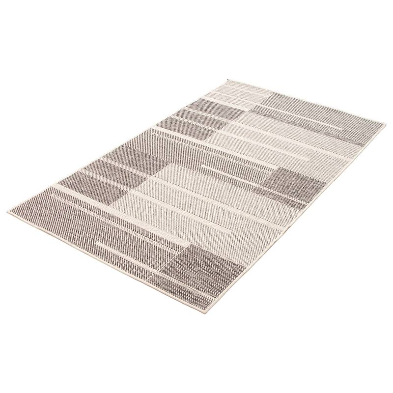 ECARPETGALLERY Machine Woven Atlas Taupe Area Rug