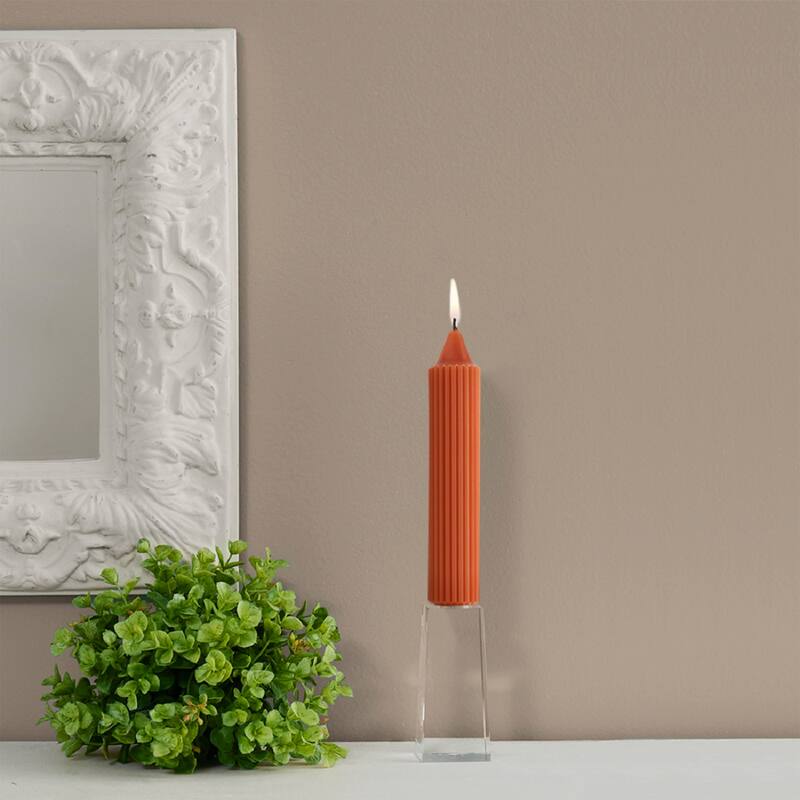 Root Unscented Grecian Collenette Taper Candles box of 4