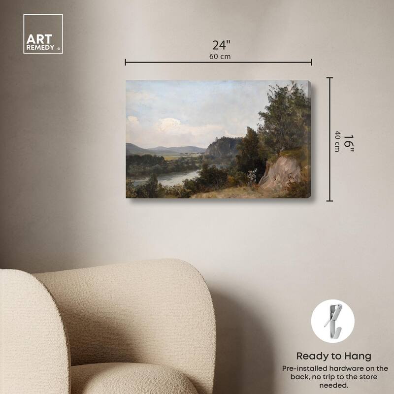 Hilltop Tower View I Canvas by Art Remedy, Gallery Wrapped