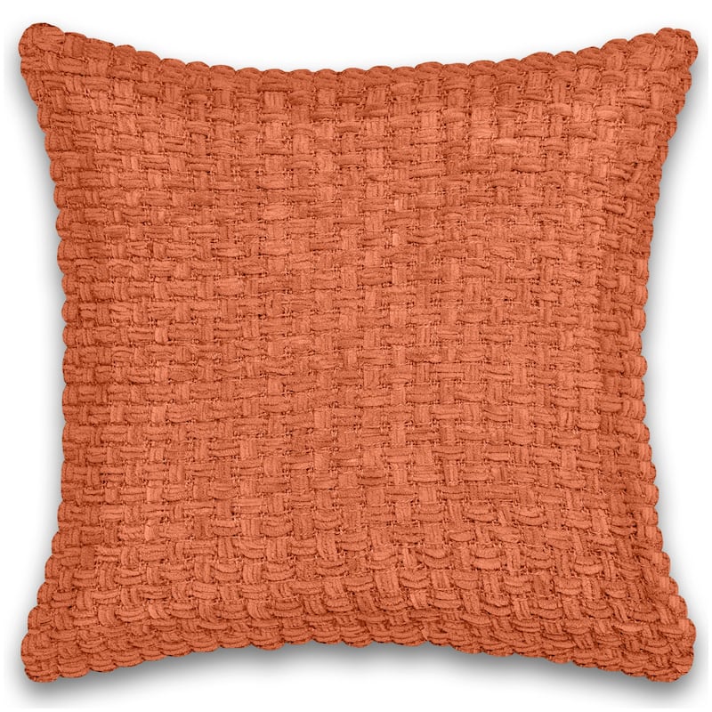 Fabstyles Chenille Basketweave Polyfill Cushion