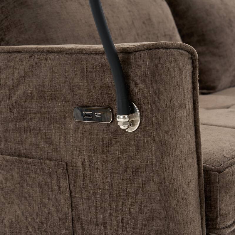 56.9 " Pull-Out Lounge Sofa Bed