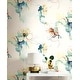 Seabrook Designs Anemone Watercolor Floral Unpasted Wallpaper - Bed ...