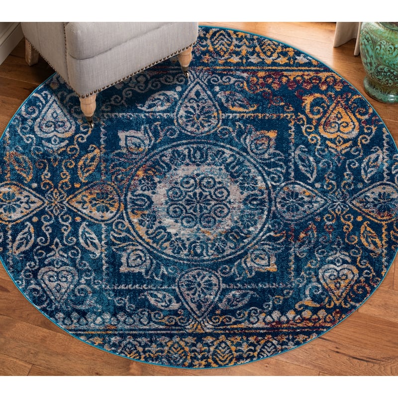Manhattan Burke Tribal Multi-Colored Runner Rug