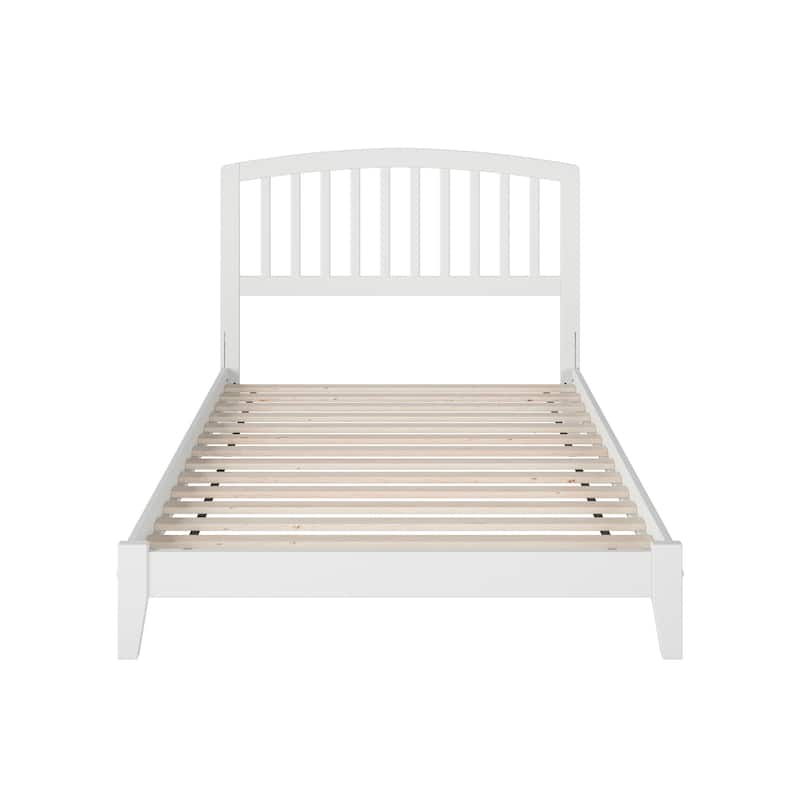 Renaissance Low Profile Platform Bed - Full Size - Hardwood Frame & Arched Headboard