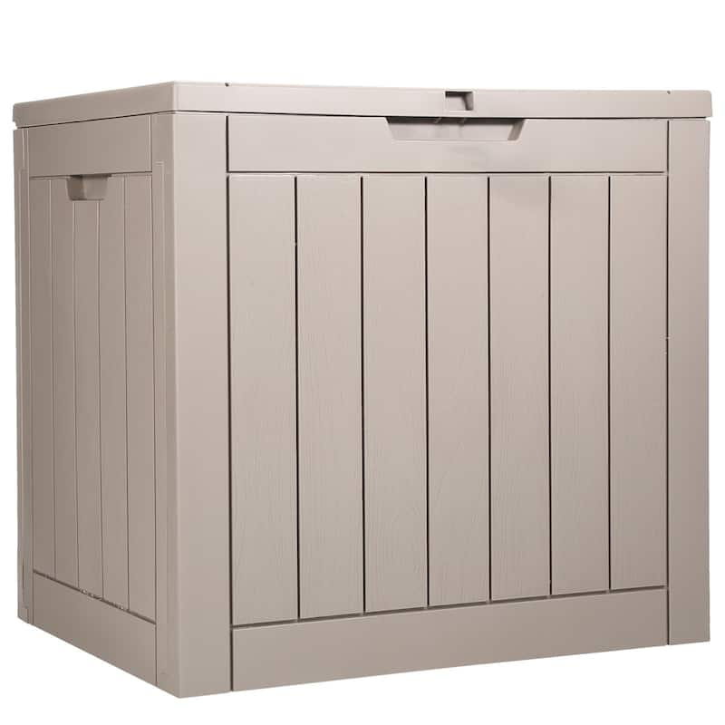 31-Gallon Outdoor Storage Box for Patio, Garden, and Pool - 22.09 x 17.09 x 20.87 in